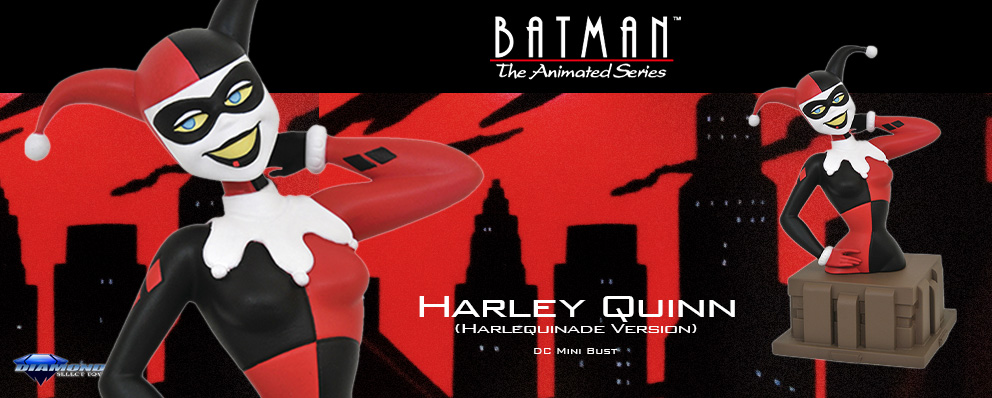 バットマン アニメイテッド ｄｃ ミニバスト ハーレイ クイン ハーレーの恋のゆくえ 版 トイサピエンス